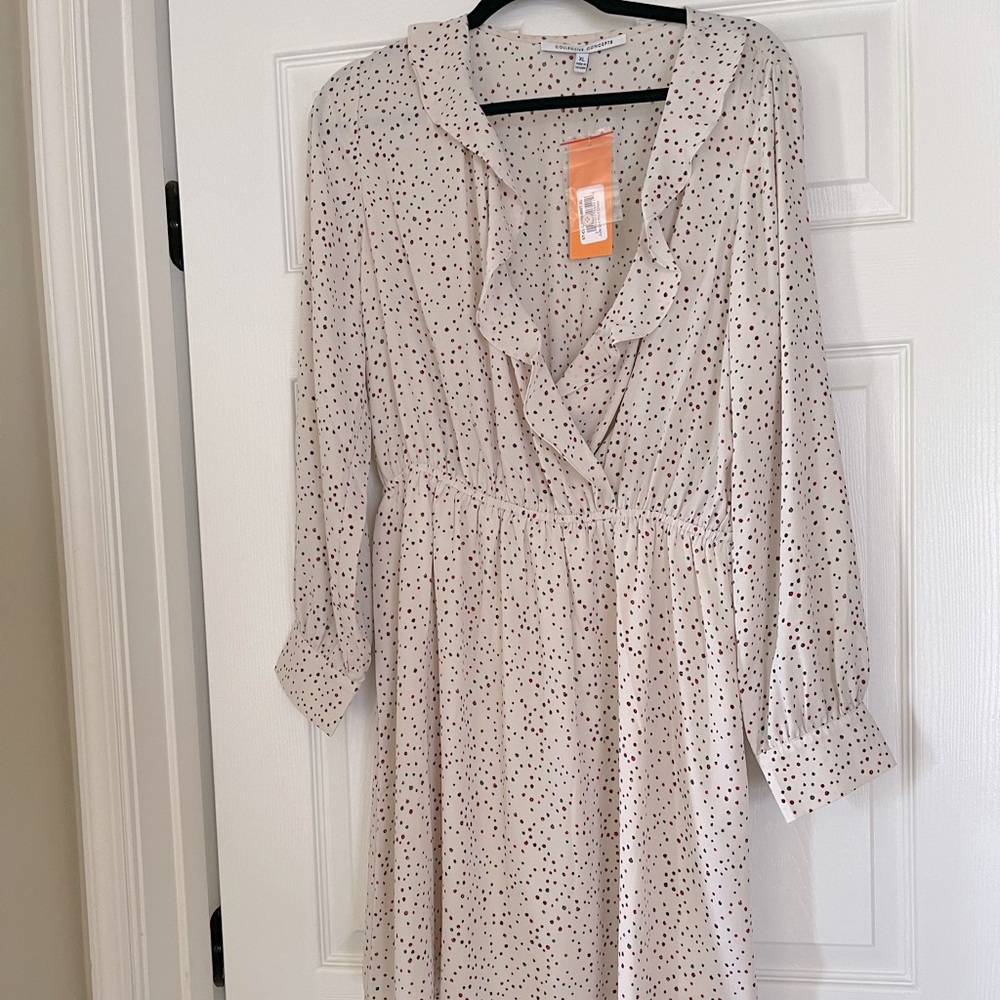 NWT Julie Dot Print Dress XL